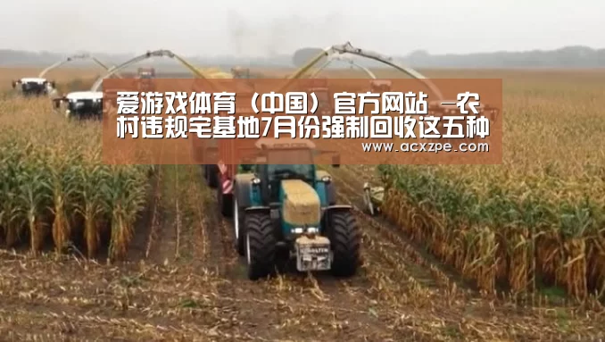 爱游戏体育(中国)官方网站 -农村违规宅基地7月份强制回收这五种农村宅基地要注意!(图1) 爱游戏体育(中国)官方网站